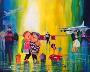 24 x 36 trip de filles — œuvre de Filion Denise