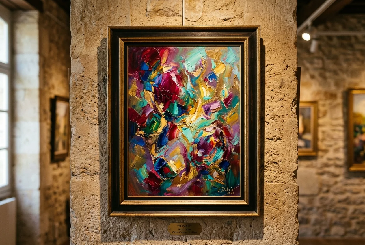 Joyau 18 x 24 po — œuvre de Monique Pezolet